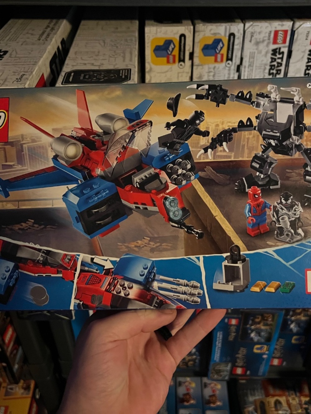 Lego Marvel Spider-Man Spiderjet vs. Venom Mech Set 76150 pcs 371 - Picture 2 of 3